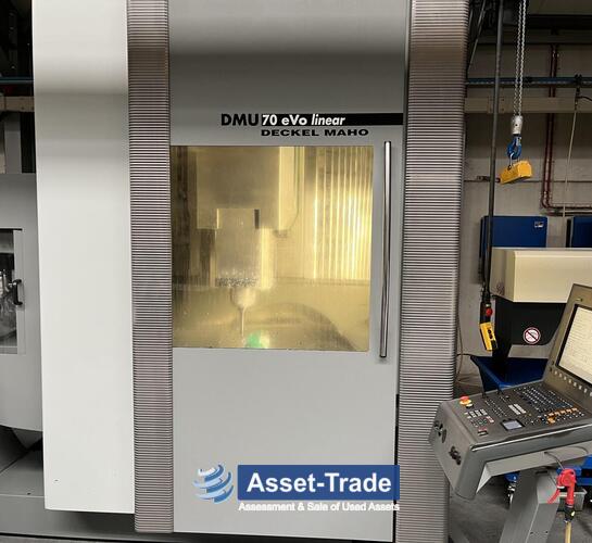 Second Hand DMG DMU 70 EVO linear CNC 5 axis machining centre for Sale | Asset-Trade