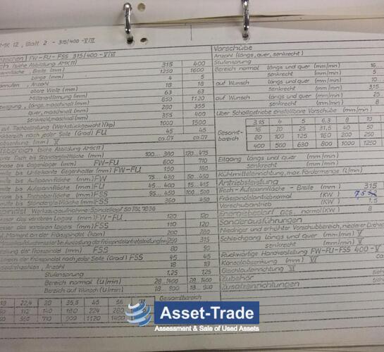 प्रयुक्त WMW HECERT FFS 400 कंसोल मिलिंग मशीन | Asset-Trade