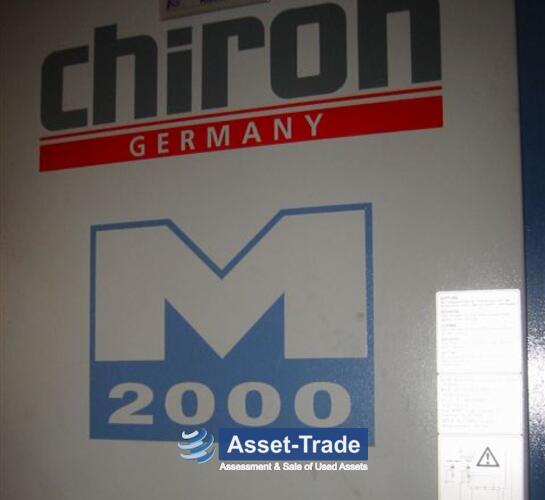CHIRON MILL 2000 - Working envelope, spindle (12000 RPM) and machine table