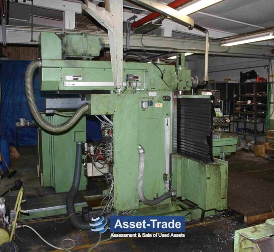 DMG DECKEL FP7 NC - Working envelope, spindle and machine table
