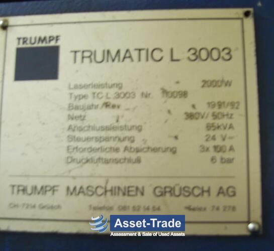 TRUMPF Trumatic L 3003 - Peripherie, Zubehör und Späneförderer (Ansicht 11)