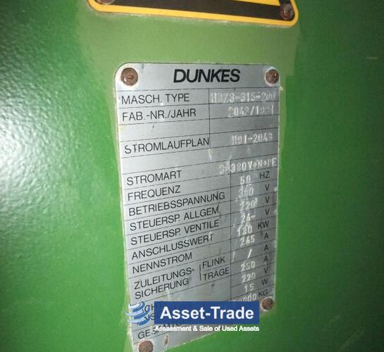 DUNKES - HDZ 315/200/200 - Prese cu adâncime | Asset-Trade