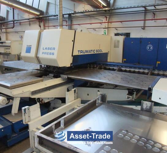 Used TRUMPF TRUMATIC 600 L FMC-1300 - Front view and machine overview