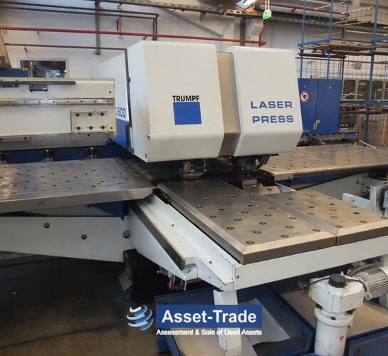 TRUMPF TRUMATIC 600 L FMC-1300 - Manufacturer nameplate Built 1997, serial plate and CE certification