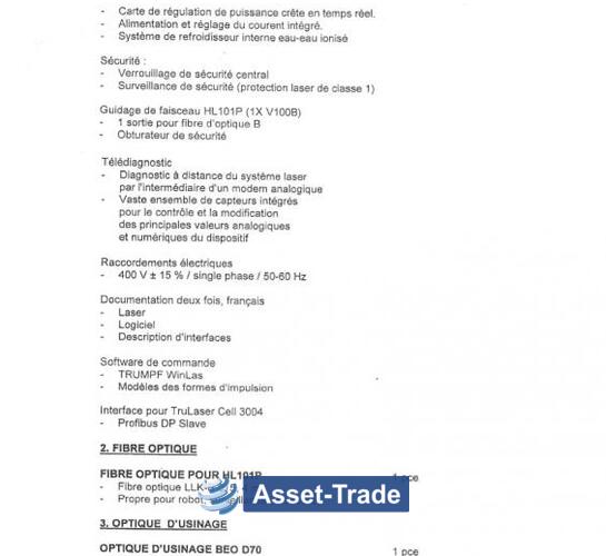 TRUMPF TruLaser Cell 3004 - Peripherals, chip conveyor and accessories (View 7)