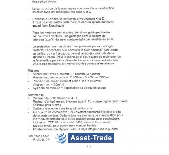 TRUMPF TruLaser Cell 3004 - Peripherals, chip conveyor and accessories (View 8)