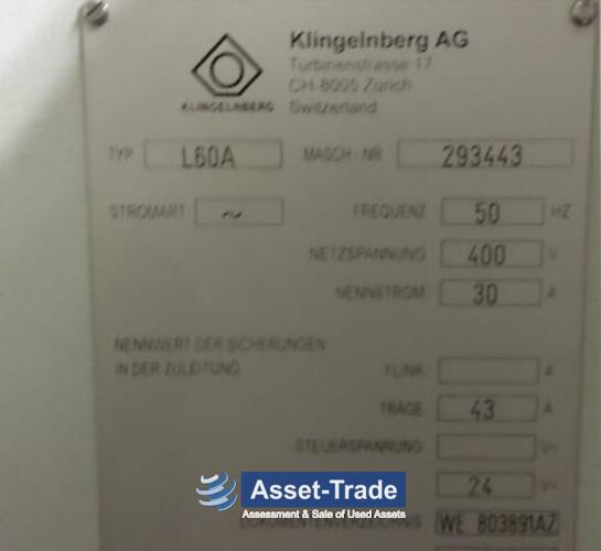 Barato KLINGELNBERG Lapeadora CNC Oerlikon L60A | Asset-Trade