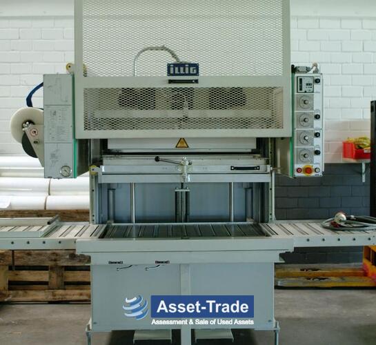 Gebrauchte ILLIG Skinpackmaschine SK 100c mit Schneidetisch SG 500 | Asset-Trade