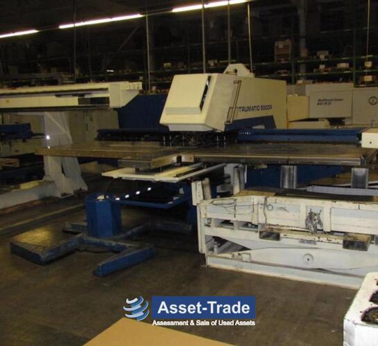 Gebrauchte TRUMPF Trumatic 5000R FMC - 1300 - Frontansicht und Maschinenübersicht