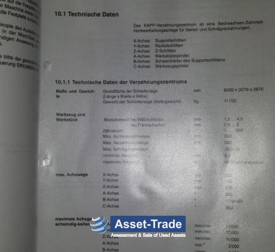 Z drugiej ręki KAPP KX1 - kup ekonomiczne centrum do cięcia kół zębatych | Asset-Trade