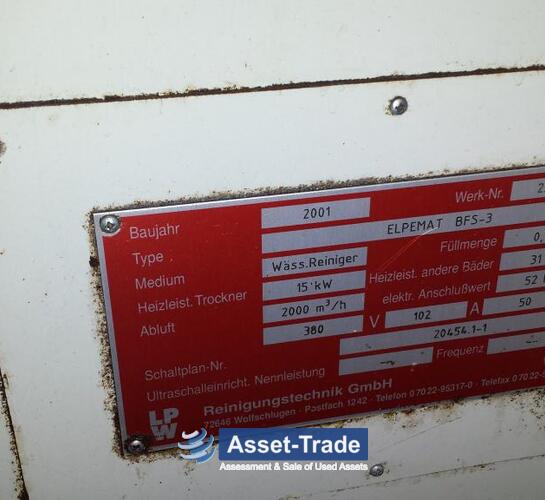 Used LPW - ELPEMAT BFS-3 Belt washing systems | Asset-Trade