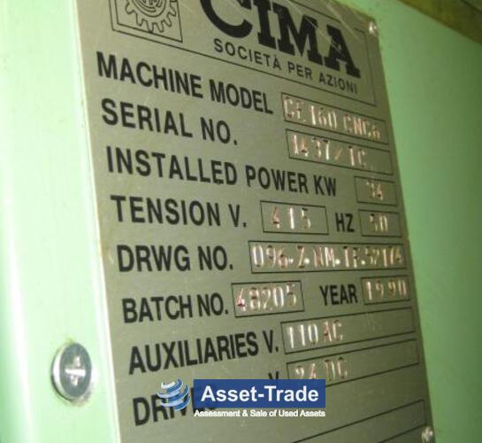 Gebrauchte CIMA - CE 160 CNC 6 Achsen Verzahnungsfräsmaschine - Vertikal | Asset-Trade