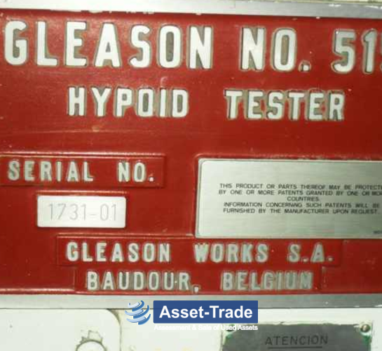 Used GLEASON NO 515 - Bevel Gear Tester | Asset-Trade