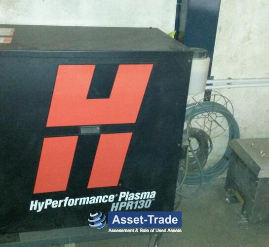 Usado HYPERTERM Máquina de corte por plasma CNC HPR 130 + Oxy-Fuel Cut Harris 4 x 8 m