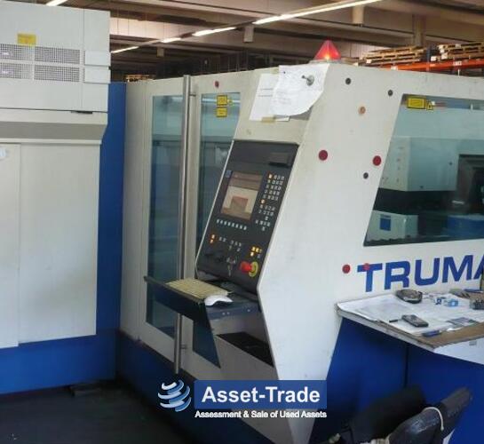 TRUMPF Trumatic TLF 3050 - Laser cutting area, cutting head and sheet support