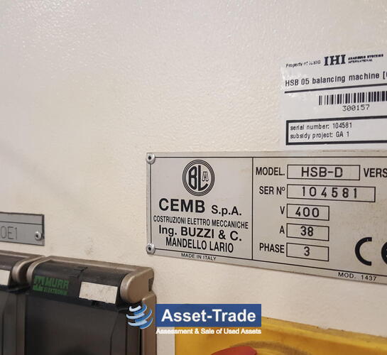 Used CEMP HSB-D Automatic balancing machine | Asset-Trade