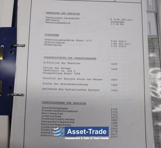 LAUFFER RPT 100 - Typenschild Baujahr 1983, Maschinendaten und CE-Kennzeichnung