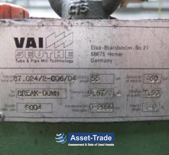 Second Hand SEUTHE MAS-RS30 Pipe Welding line cheap | Asset-Trade