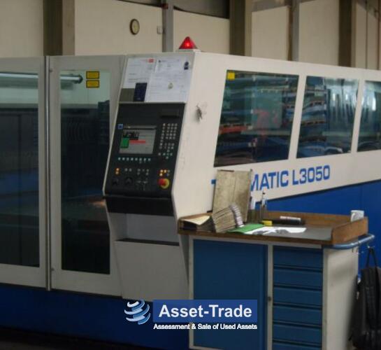 TRUMPF TRUMATIC L 3050 - Laser cutting area, cutting head and sheet support