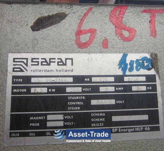 Second Hand SAFAN - VSK 80 - 3100 Press break | Asset-Trade