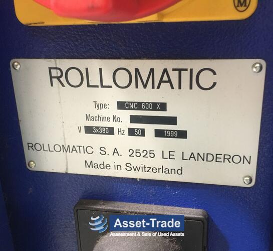 Second hand ROLLOMATIC CNC 600X Tool Grinder for sale cheap | Asset-Trade