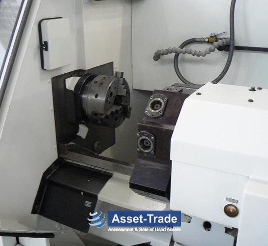 TRAUB TND 360 - Arbeitsraum, Spindel und Maschinentisch