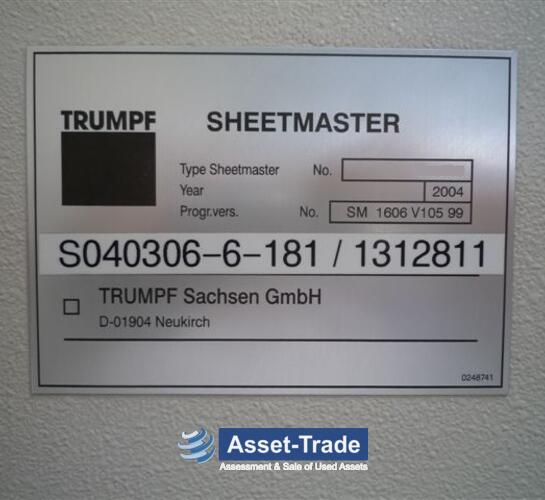 TRUMPF Sheetmaster  XXL - CNC-Steuerung und Bedieneinheit und Bedienfeld