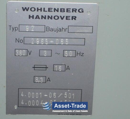 Used WOHLBERG - P 92 High-speed cutter for Sale | Asset-Trade