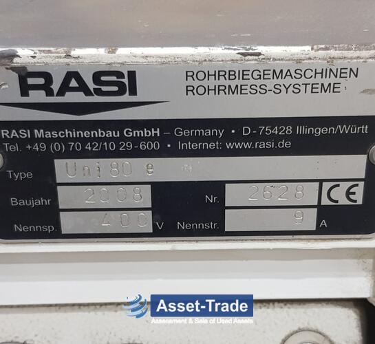 Preiswerte RASI S80.3 Rohrbiegmaschine aus zweiter hand kaufen | Asset-Tra