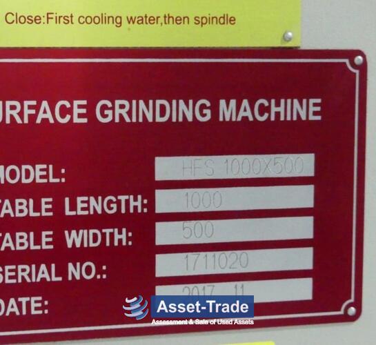 Second Hand Weipert HFS 1000 x 500 Grinding Machine for sale | Asset-Trade