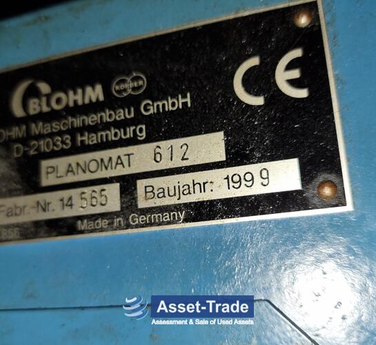 Second Hand BLOHM Planomat 612 - Surface grinding Machine for sale | Asset-Trade