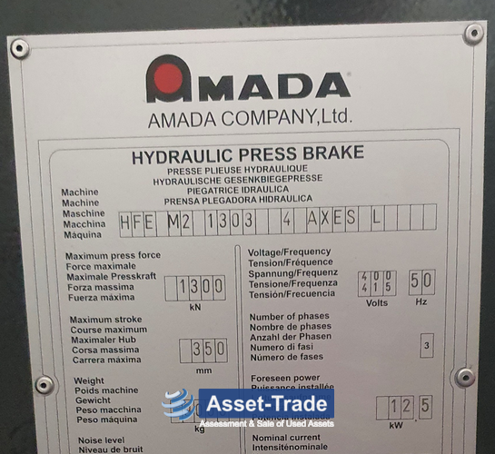 Preiswerte AMADA HFE M2 1303 L Hydraulische Abkantpresse kaufen