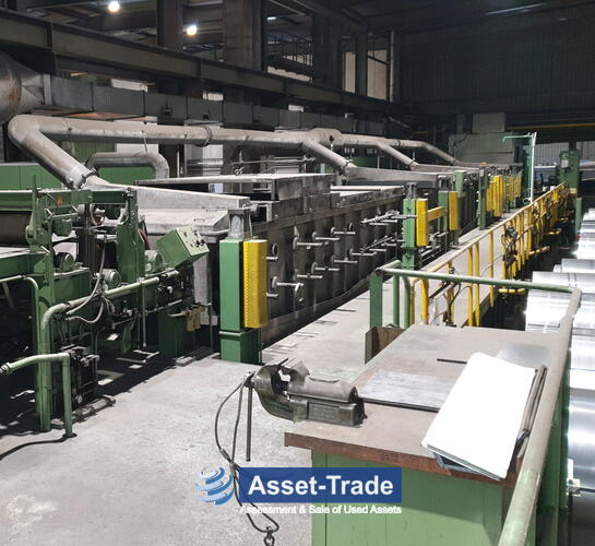 Second hand GIEBEL alkaline coil belt degreasing & welding machine 60m | Asset-Trade