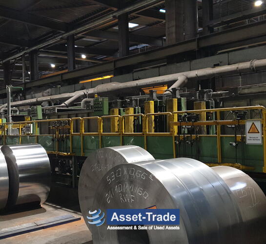 Second hand GIEBEL alkaline coil belt degreasing & welding machine 60m | Asset-Trade