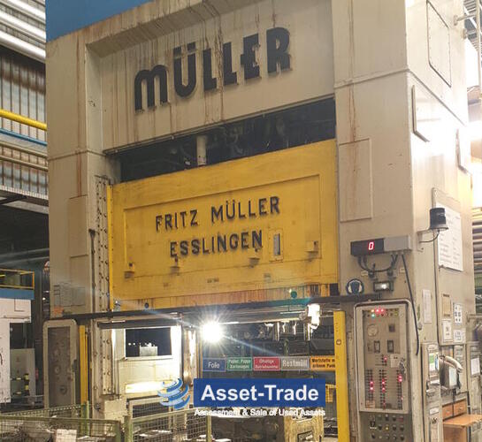 Prensa hidráulica económica FRITZ MÜLLER ZE 500-28 | Asset-Trade