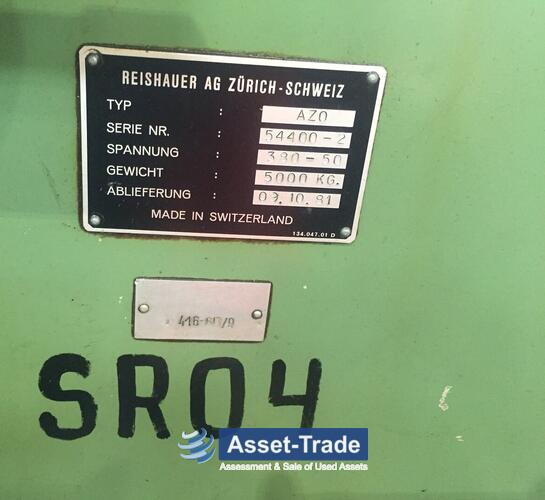 Second Hand REISHAUER AZO - Gear Grinding Machine for sale | Asset-Trade