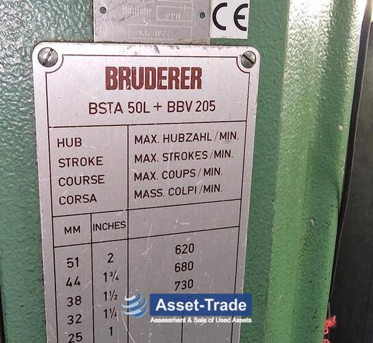 Second Hand BRUDERER BSTA 50 Press for Sale | Asset-Trade