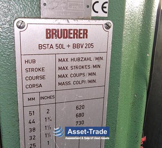 Comprar prensa BRUDERER BSTA 50 barata | Asset-Trade