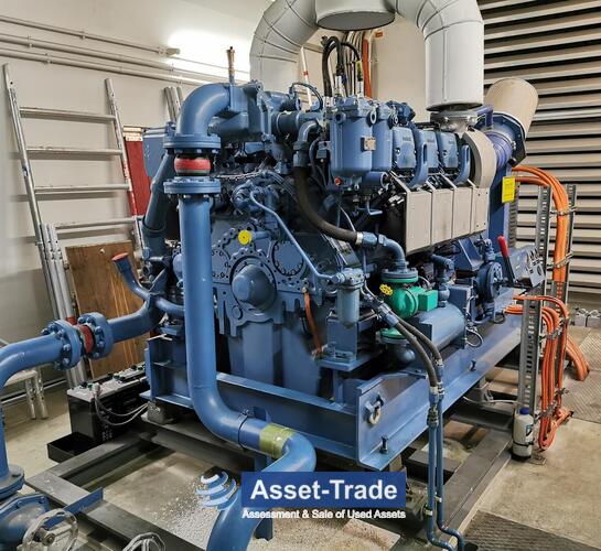 MTU 6V 396 TC 42 mit AvK (A. van Kaick) DKBN80/500-4TS Generator 500 kVA - Automatischer Werkzeugwechsler und Werkzeugmagazin