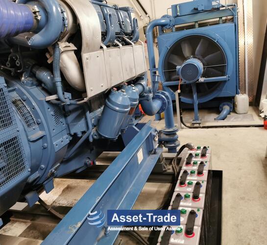 MTU 6V 396 TC 42 mit AvK (A. van Kaick) DKBN80/500-4TS Generator 500 kVA - Führungsbahnen, Achsantriebe und Verfahrachsen