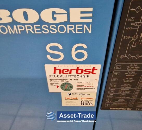 Second Hand BOGE S6 compressor with 4KW for sale | Asset-Trade