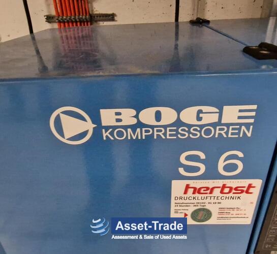 Second Hand BOGE S6 compressor with 4KW for sale | Asset-Trade