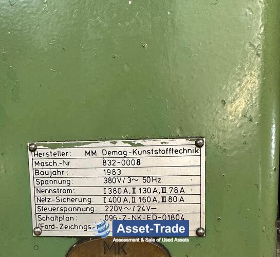 Machine de moulage par injection DEMAG D1250 bon marché à vendre | Asset-Trade