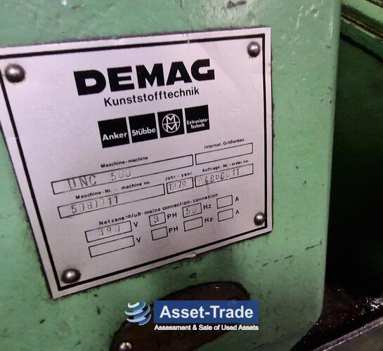 Second Hand DEMAG DNC560 injection moulding machinery for sale | Asset-Trade