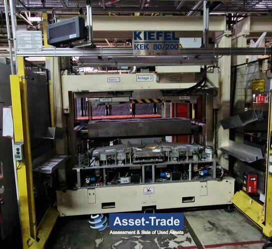 Second Hand  KIEFEL KEK-L-80/225 press laminating line for Sale | Asset-Trade