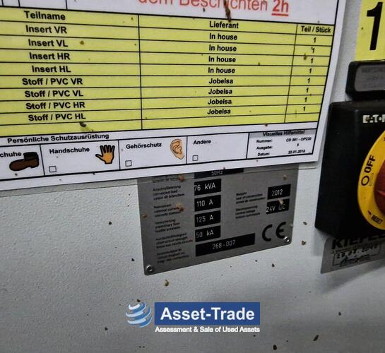 Second Hand KIEFEL KEK-L-80/225 linie de laminare prin presare de vânzare | Asset-Trade