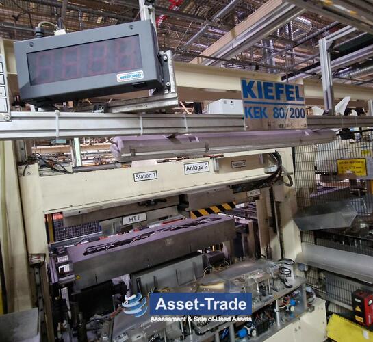 Second Hand KIEFEL KEK-L-80/225 linie de laminare prin presare de vânzare | Asset-Trade