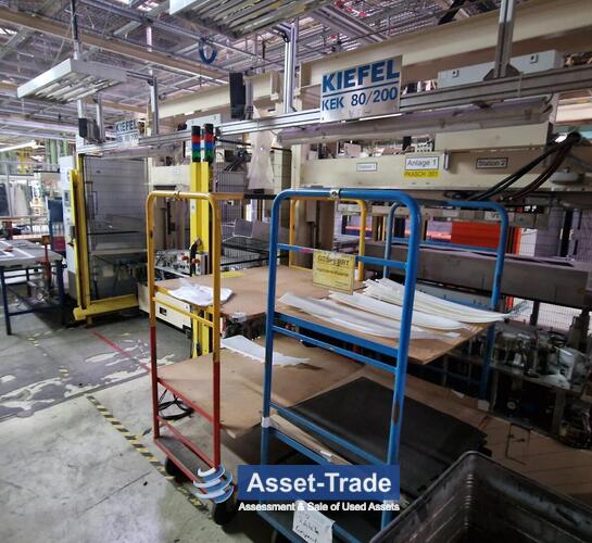 Second Hand  KIEFEL KEK-L-80/225 press laminating line for Sale | Asset-Trade