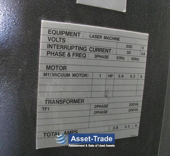 AMADA LCE 645 - Laserresonator / Strahlquelle und Absauganlage