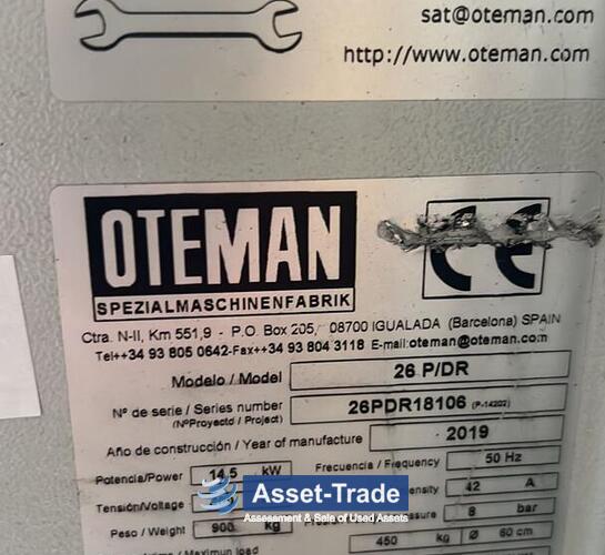 Preiswerte OTEMANN 26 P/DR Rollenschneidmaschine 3m schnell kaufen | Asset-Trade